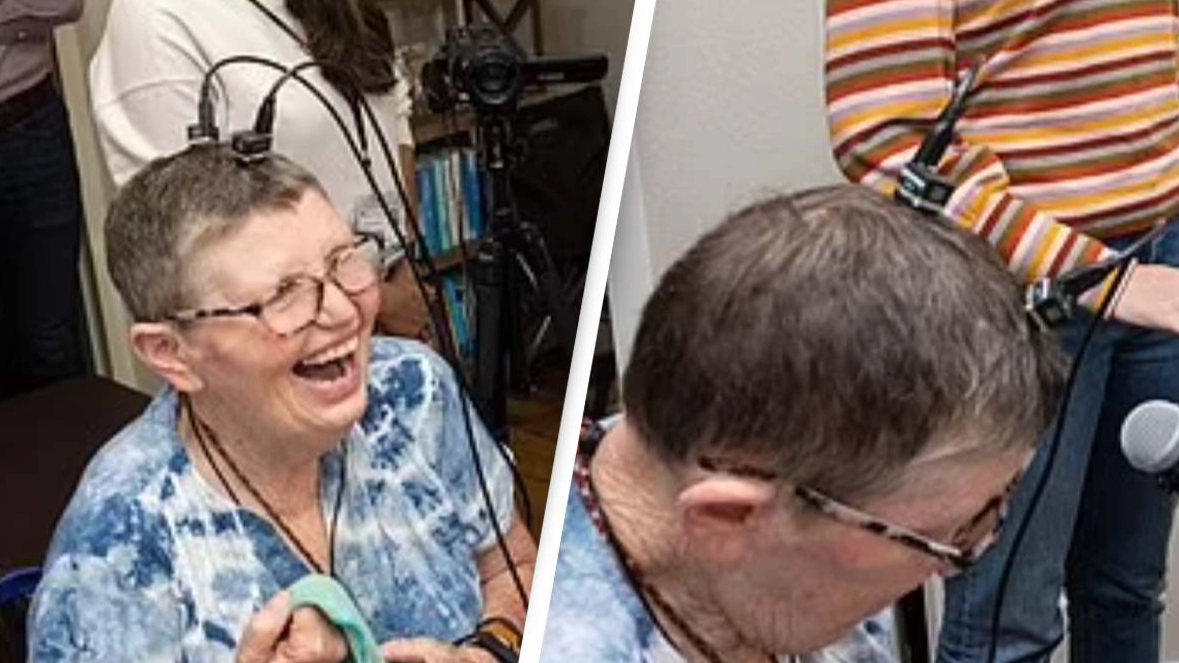 Brain chip allows woman to 'speak' 11 years after being diagnosed with same disorder that killed Stephen Hawking
