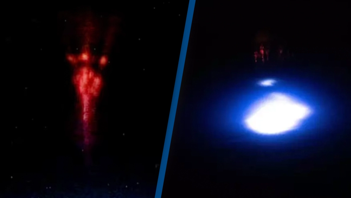 Astronauts spot eerie red lights glowing in Earth's atmosphere