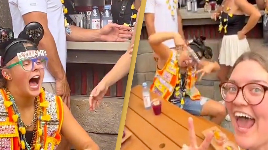 Jojo Siwa gets 'drunk' at Disney World and forces people to sing her lyrics in cringey footage