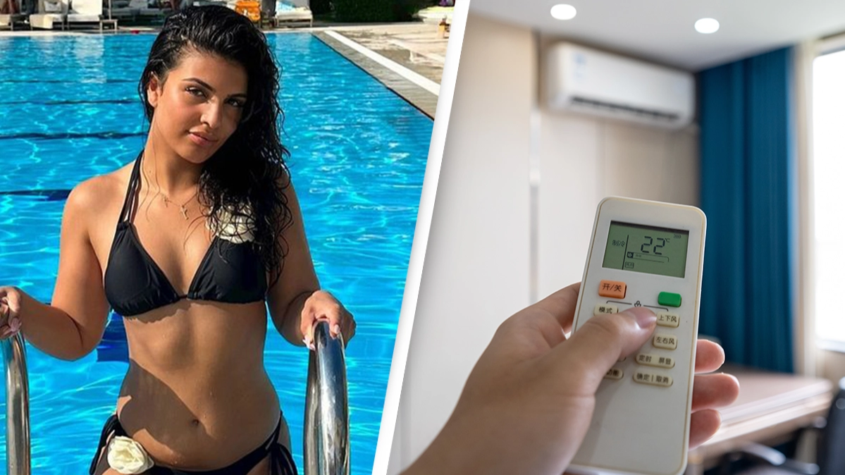 Woman gives stark warning against sleeping with an air con after it left her in the hospital