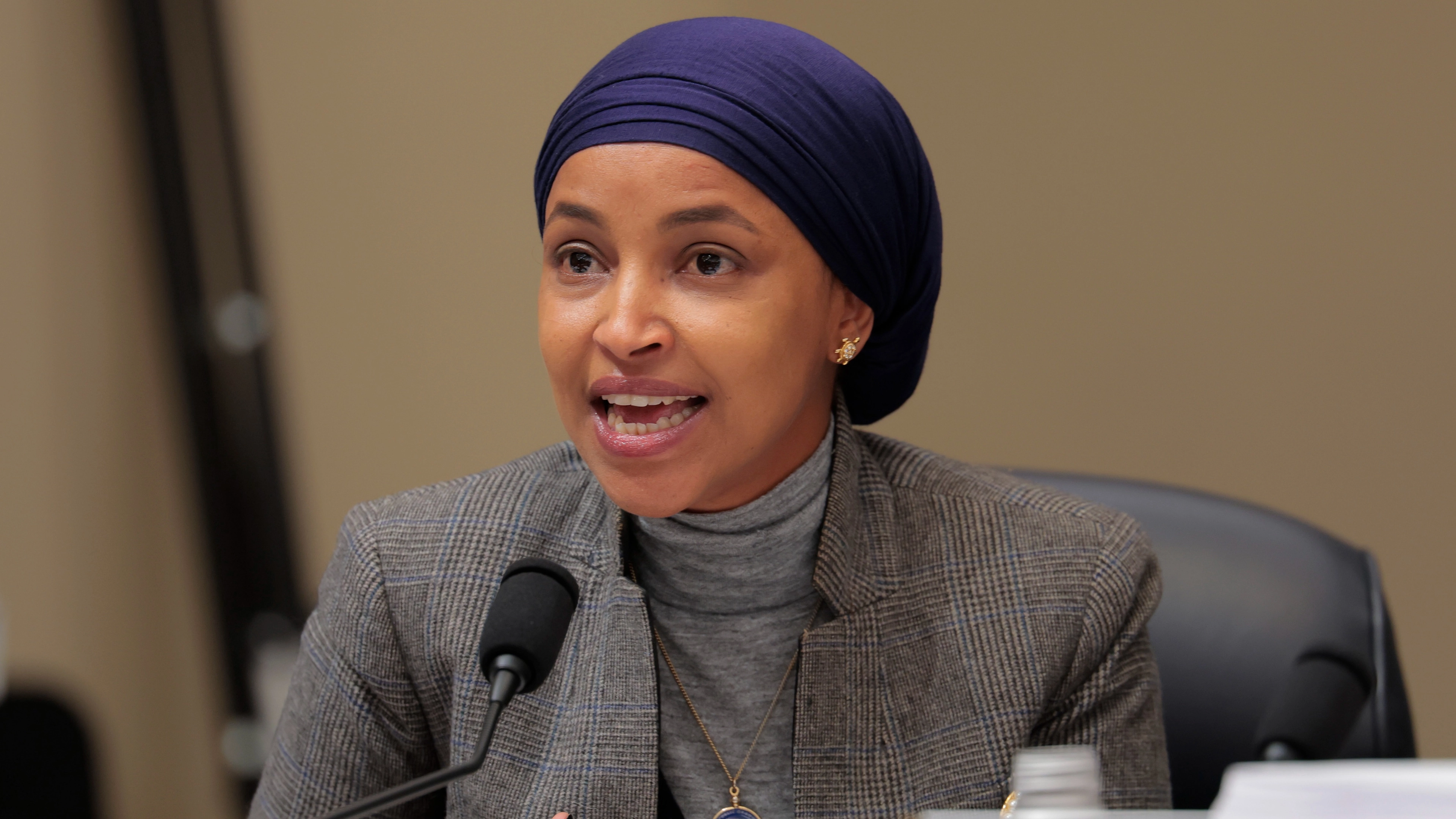 Ilhan Omar gives 4-word response when asked if she's related to her ex-husband