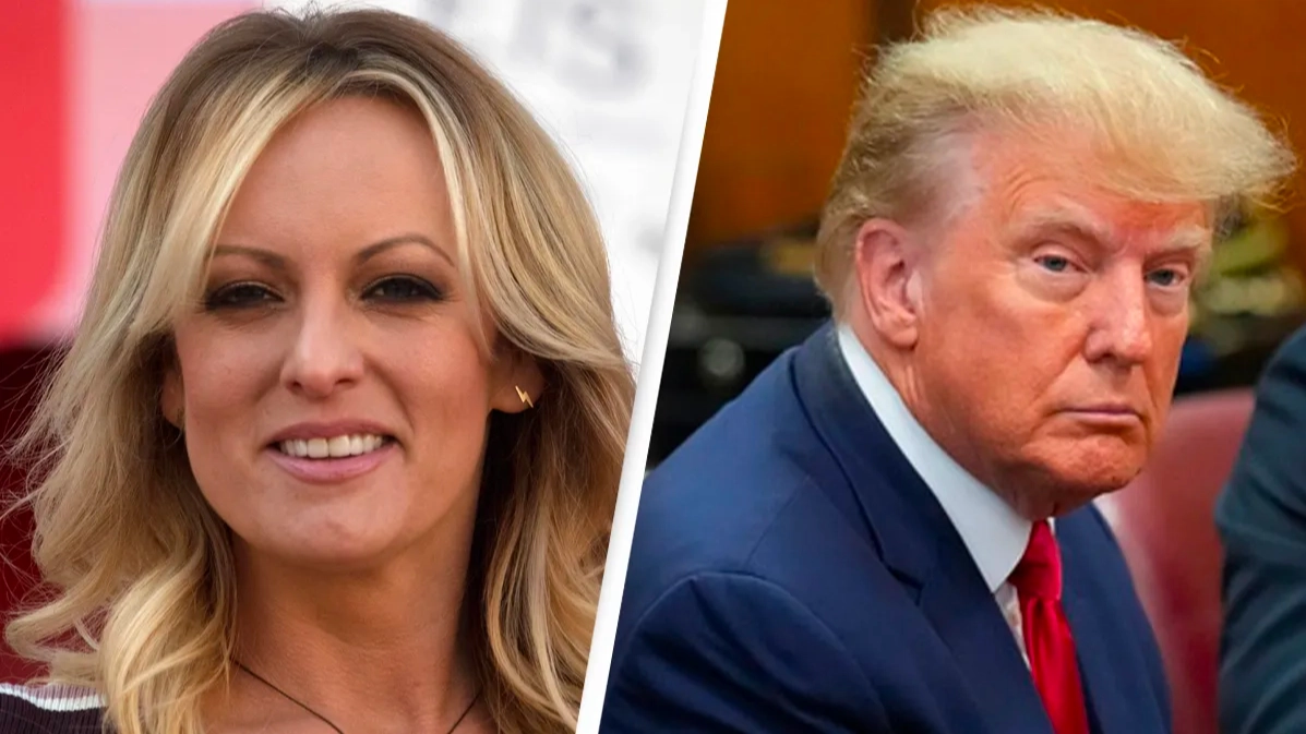 Stormy Daniels posts x-rated tweet as Donald Trump is arrested