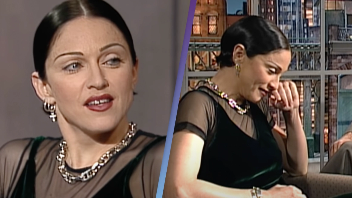 People are cringing after video resurfaces of David Letterman asking Madonna to kiss audience member