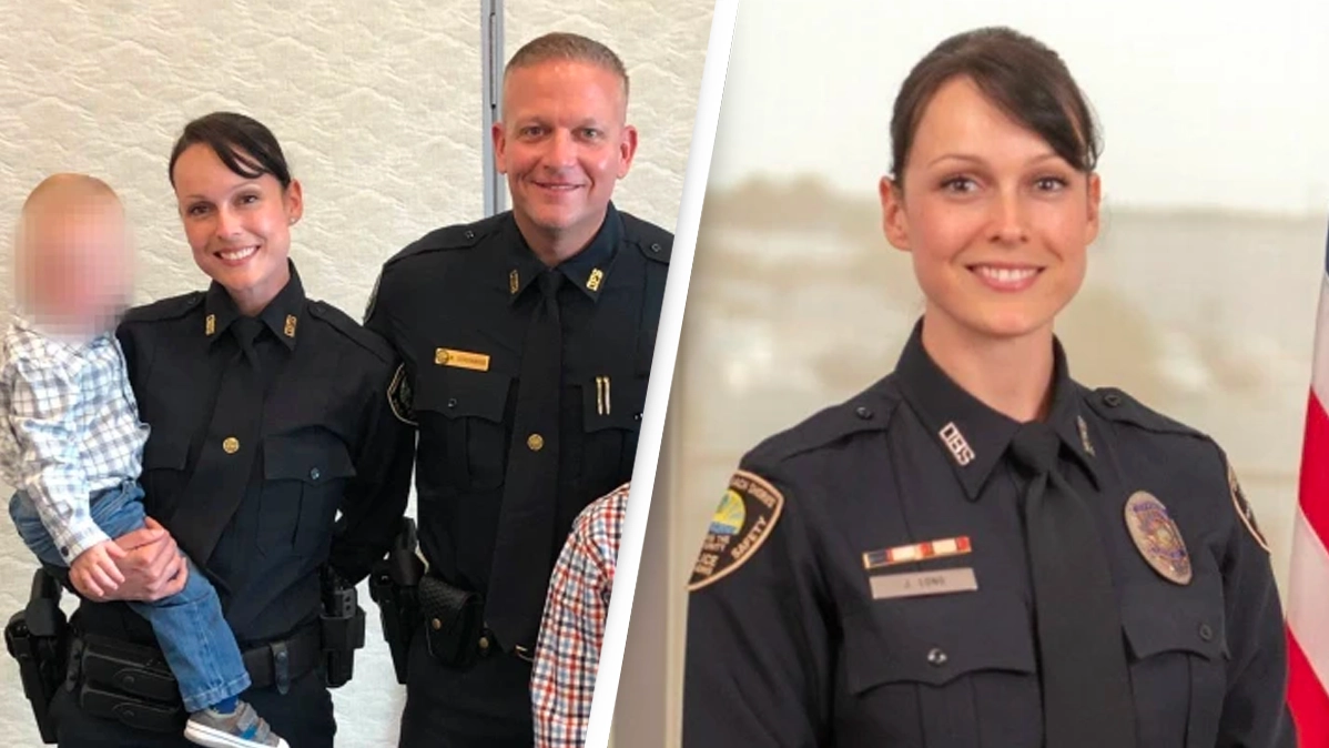 Police officers accused of putting their three-year-old son in a jail cell to punish him for wetting himself