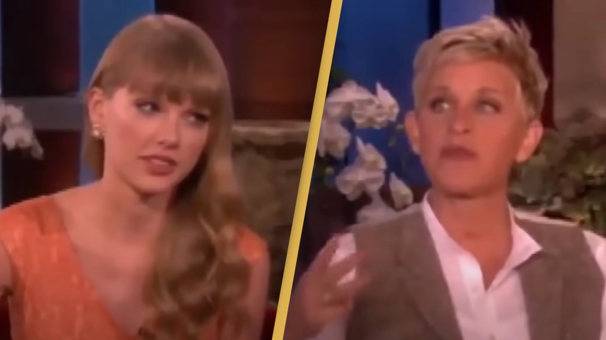'Horrible to watch' Ellen moment where she asks Taylor Swift about her 'celeb boyfriends' has people calling it borderline 'bullying'