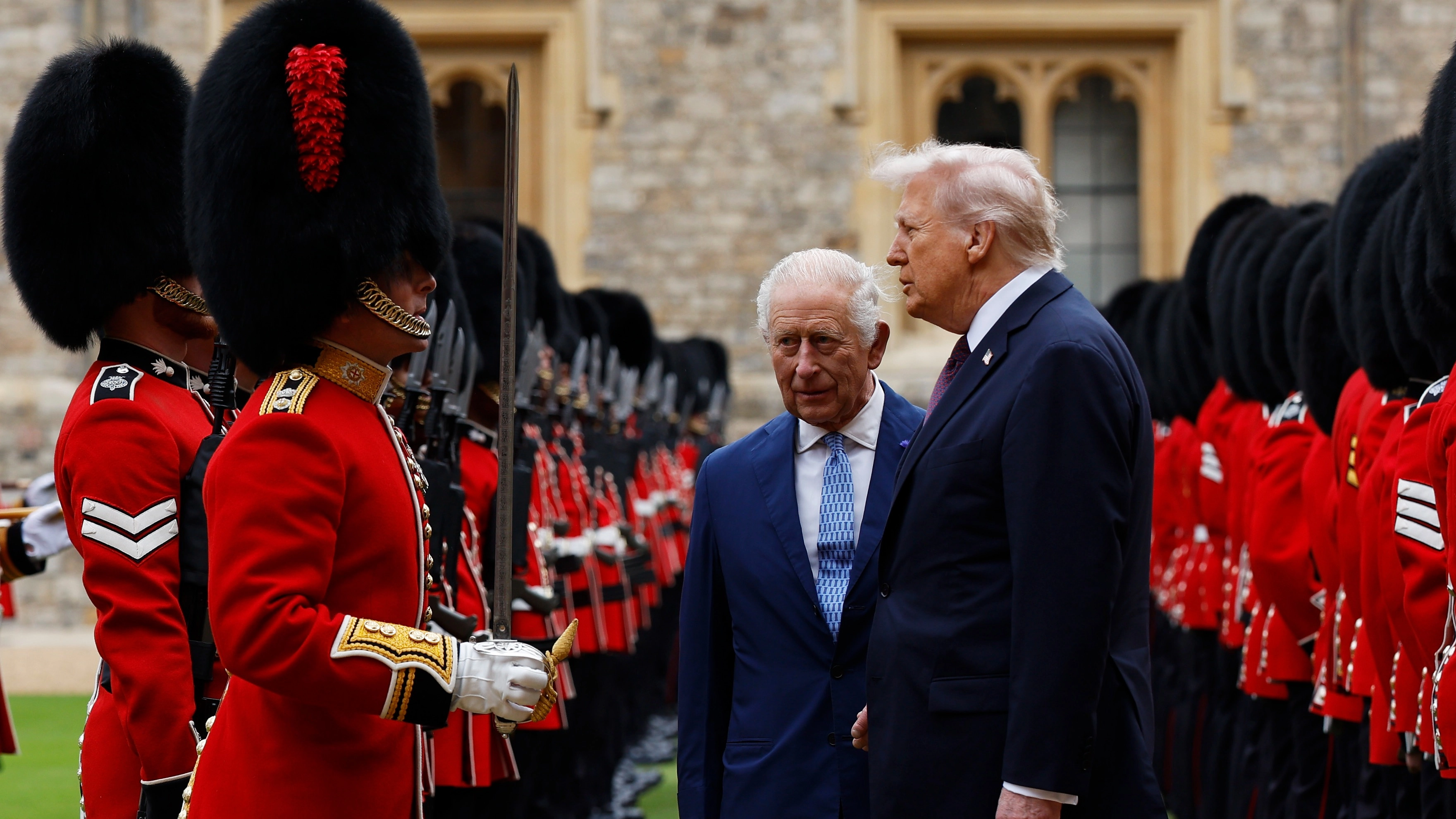 Five times Trump broke key protocol when meeting the Royal Family