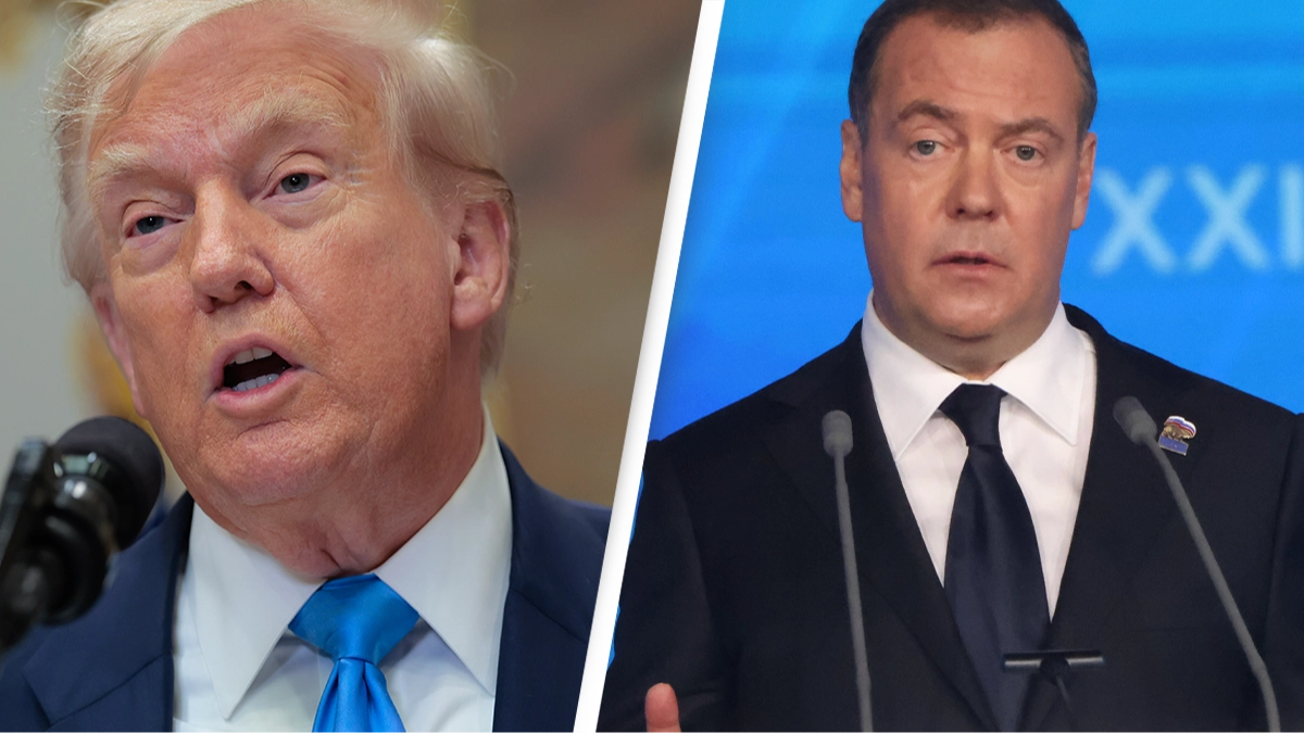 Donald Trump issues brutal warning to Russia’s former president over ‘dangerous’ comments