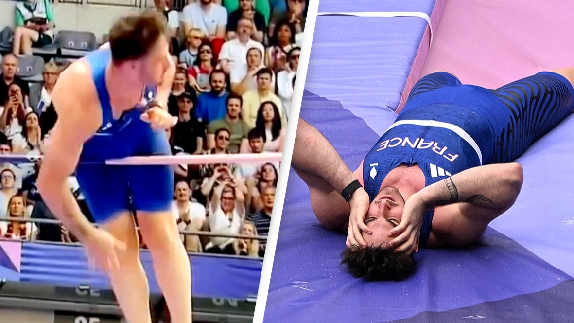 Pole vaulter breaks silence after unfortunate incident saw his penis ruin chances of a medal