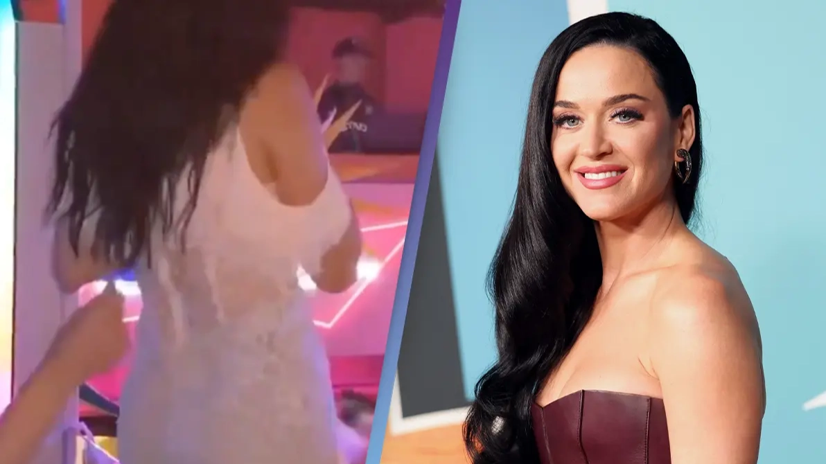Fan pulls hair extension from Katy Perry's head in wild footage and it's leaving people divided