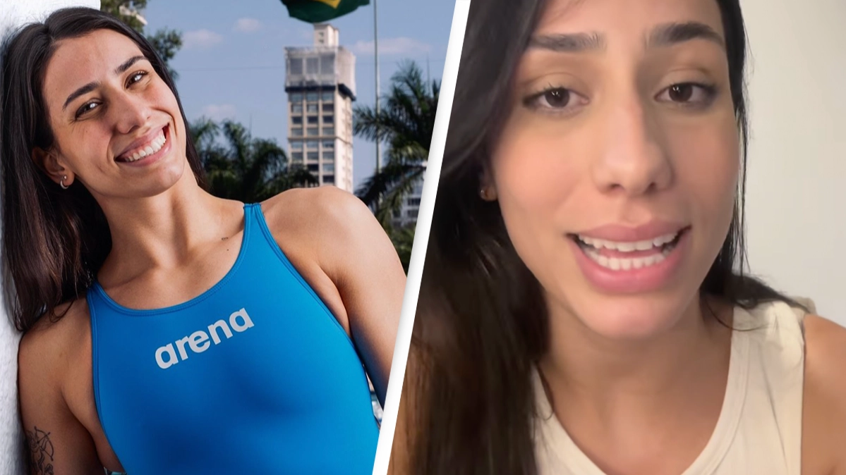 Olympic swimmer sent home for breaking major rule with her boyfriend gives update after receiving 'bad messages'