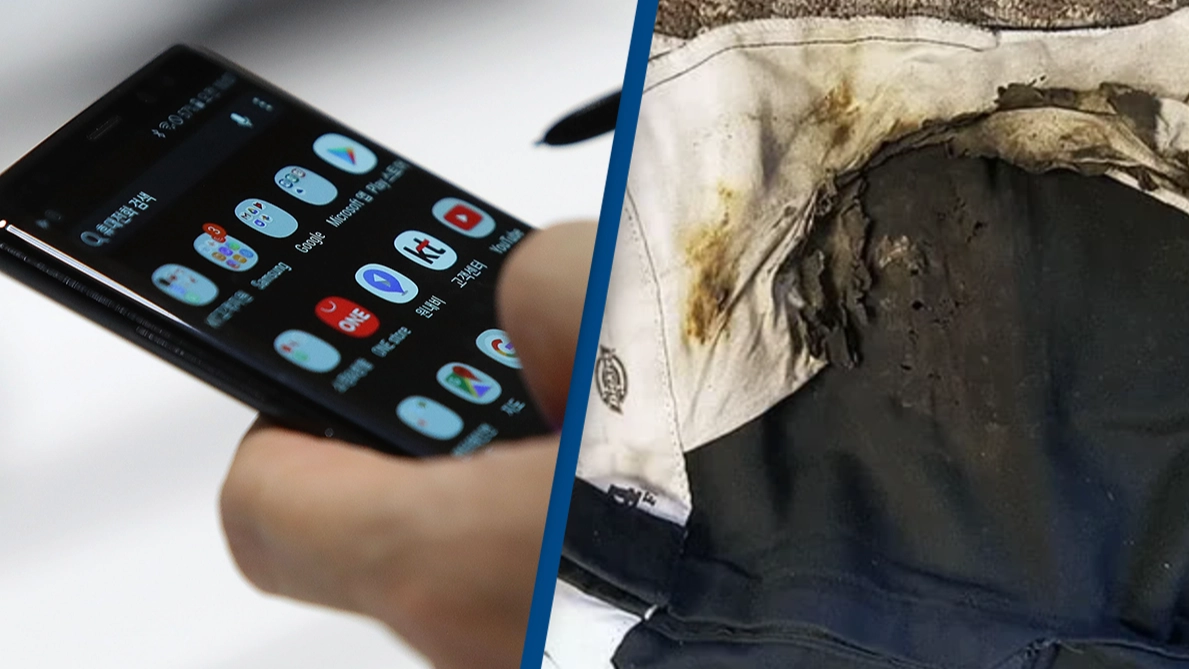 Horrifying simulation shows exactly what happened that caused man's phone to suddenly explode in his pocket