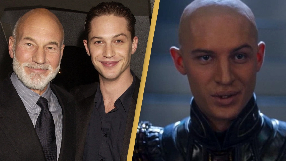 Patrick Stewart says Tom Hardy was ‘challenging’ to work with on set of Star Trek