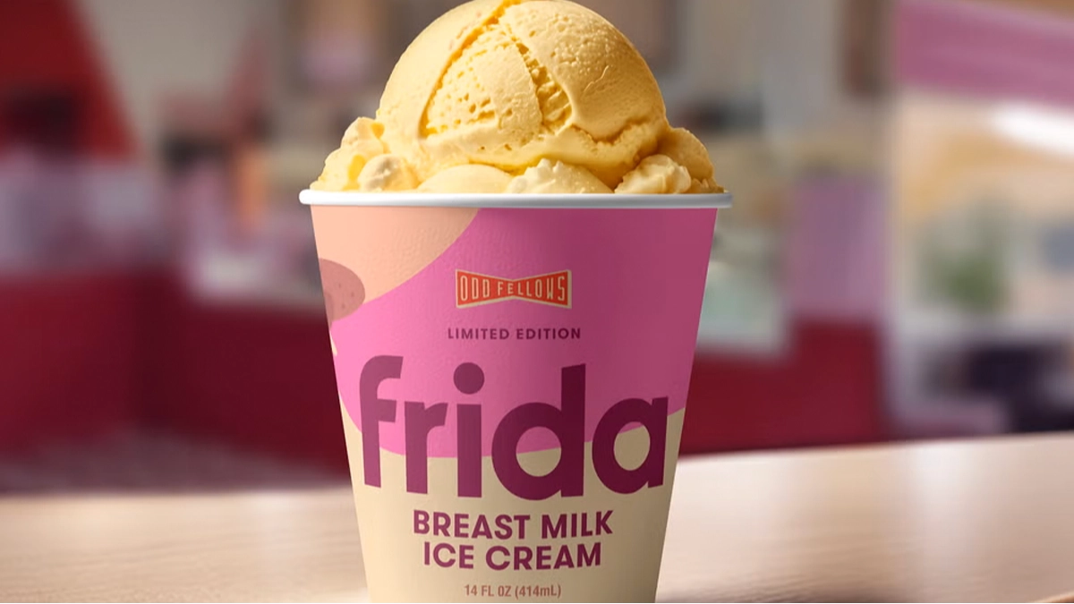 'Breast milk' ice-cream now available to buy amid woman admitting to making thousands a month selling hers to bodybuilders