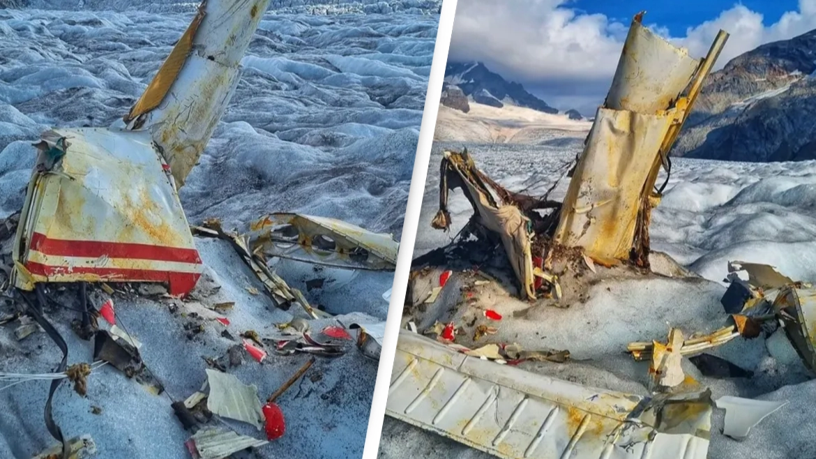 50 year mystery solved as bodies and lost wreck emerge from glaciers