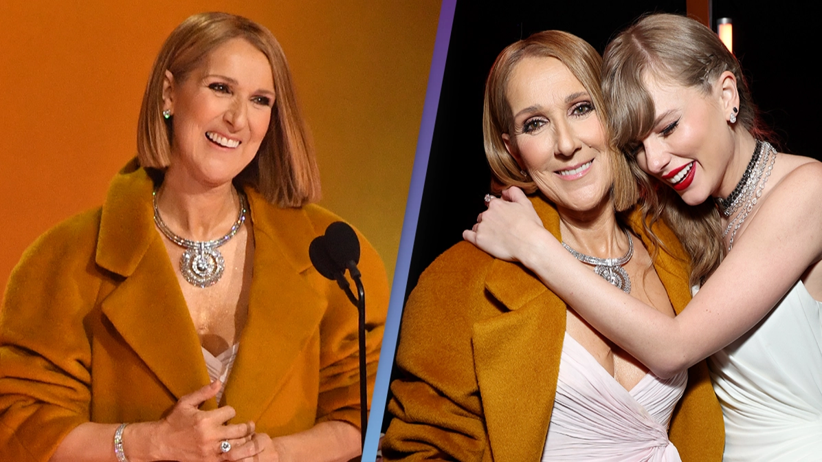 Celine Dion admits she was 'very nervous' to present Grammy to Taylor Swift amid ongoing health battle