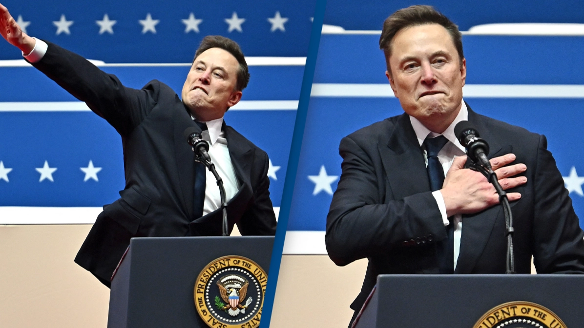 Elon Musk speaks out after being accused of giving 'Nazi salute' at Trump rally