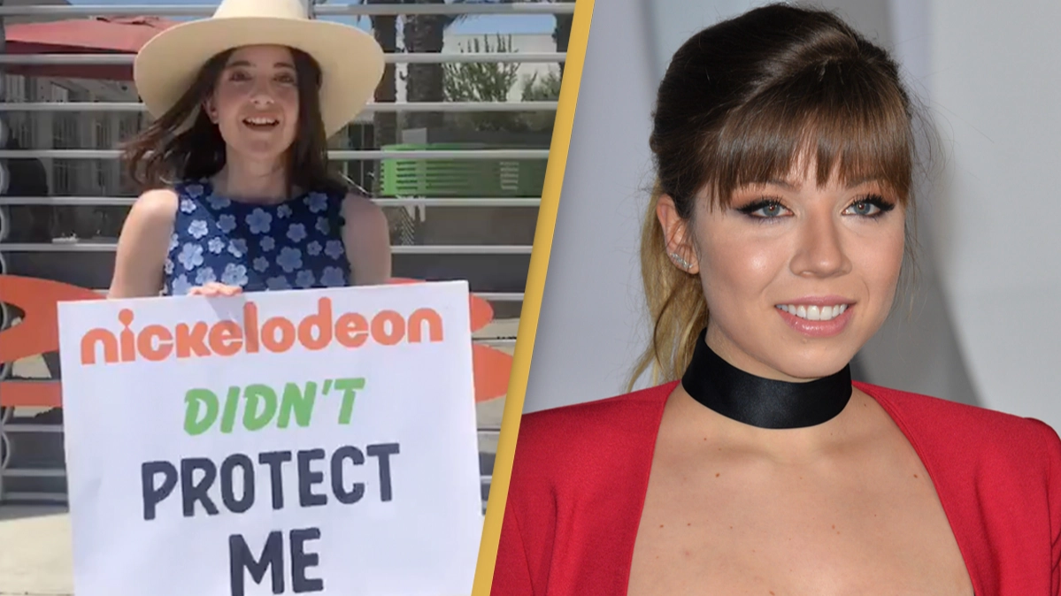Zoey 101 star protests outside Nickelodeon headquarters following iCarly’s Jennette McCurdy's shocking revelations