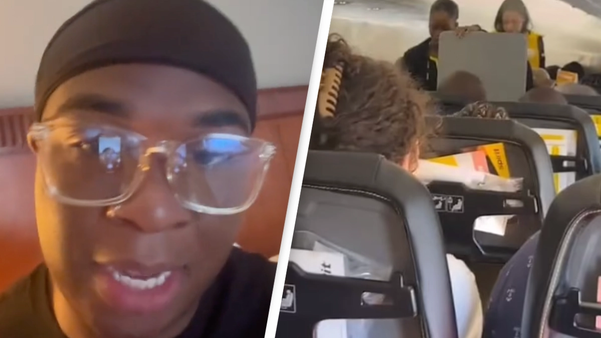 Man who was on board Spirit flight that prepared to make emergency landing in sea explains what it was like