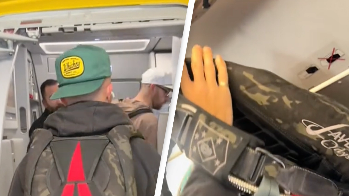 ‘Smart’ passenger takes his own parachute onboard plane ‘just in case’