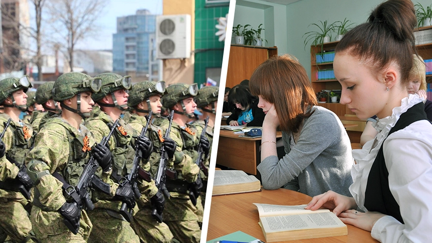 Russia is re-introducing compulsory military training in the high school curriculum