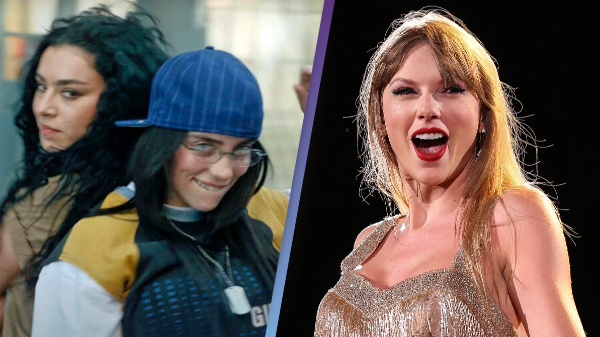 People think Billie Eilish and Charli XCX just dissed Taylor Swift in their new song together