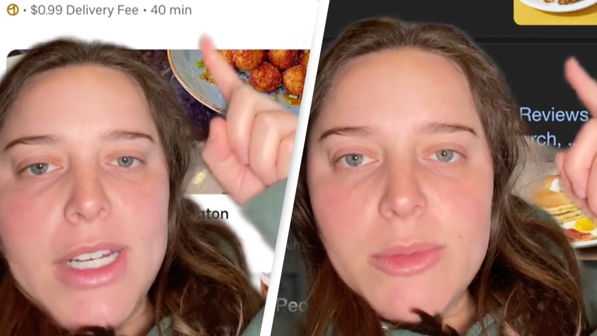 Woman shares easy way to find out if food delivery apps are catfishing customers