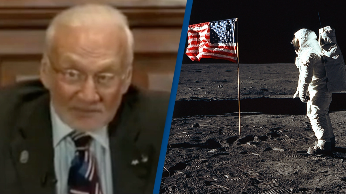 Moon landing conspiracies reignite after resurfaced clip shows Buzz Aldrin saying ‘it didn’t happen’