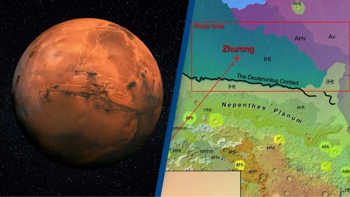 Scientists discover 'ocean shoreline' on Mars that could be the best sign of life there yet