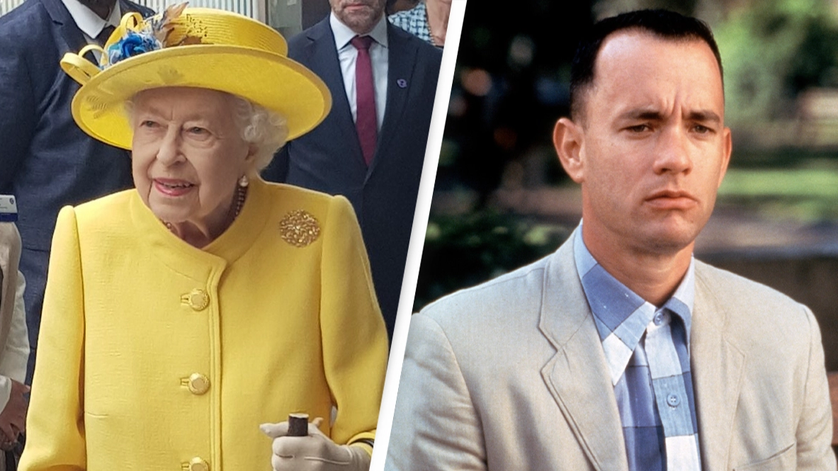 People Think They Spotted Forrest Gump In The Background Of A Picture Of The Queen