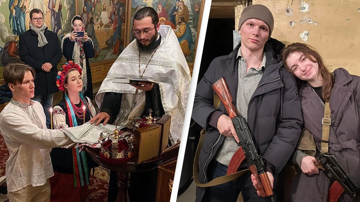 Ukraine: Couple Rush Wedding To Marry Night Of Russian Invasion And Join Resistance