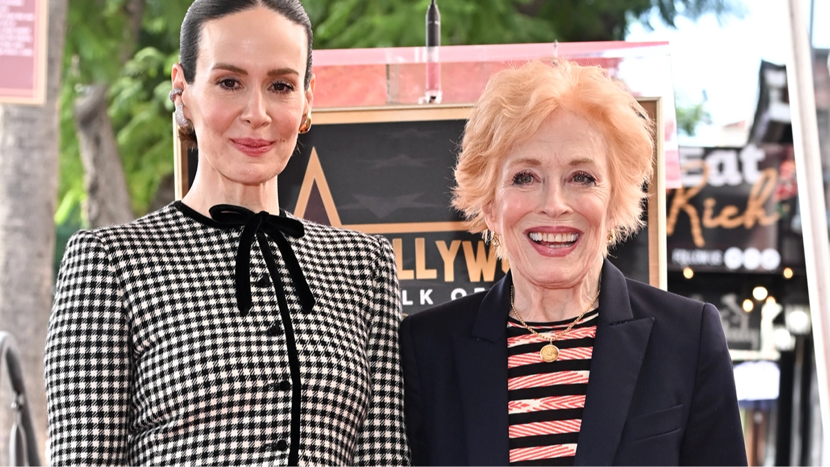Holland Taylor, 82, gives rare insight to age gap romance with Sarah Paulson, 50, in Walk of Fame speech
