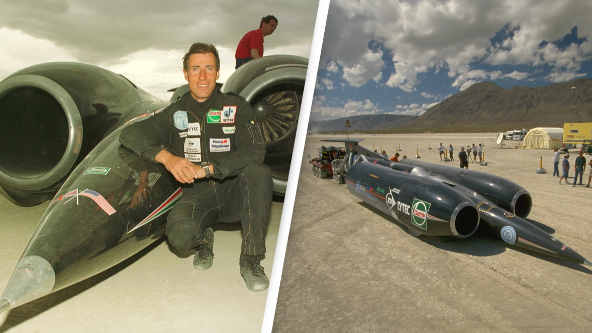 Only one car in history has broken the sound barrier as amazing record was set 26 years ago