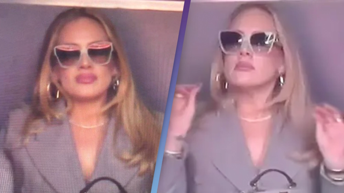 Adele responds to becoming a meme at the Super Bowl