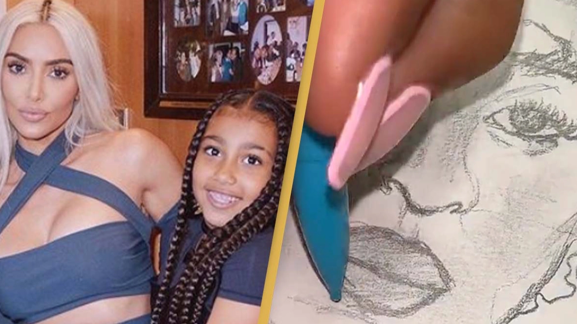 Kim Kardashian's daughter hailed as 'art prodigy' after latest masterpiece