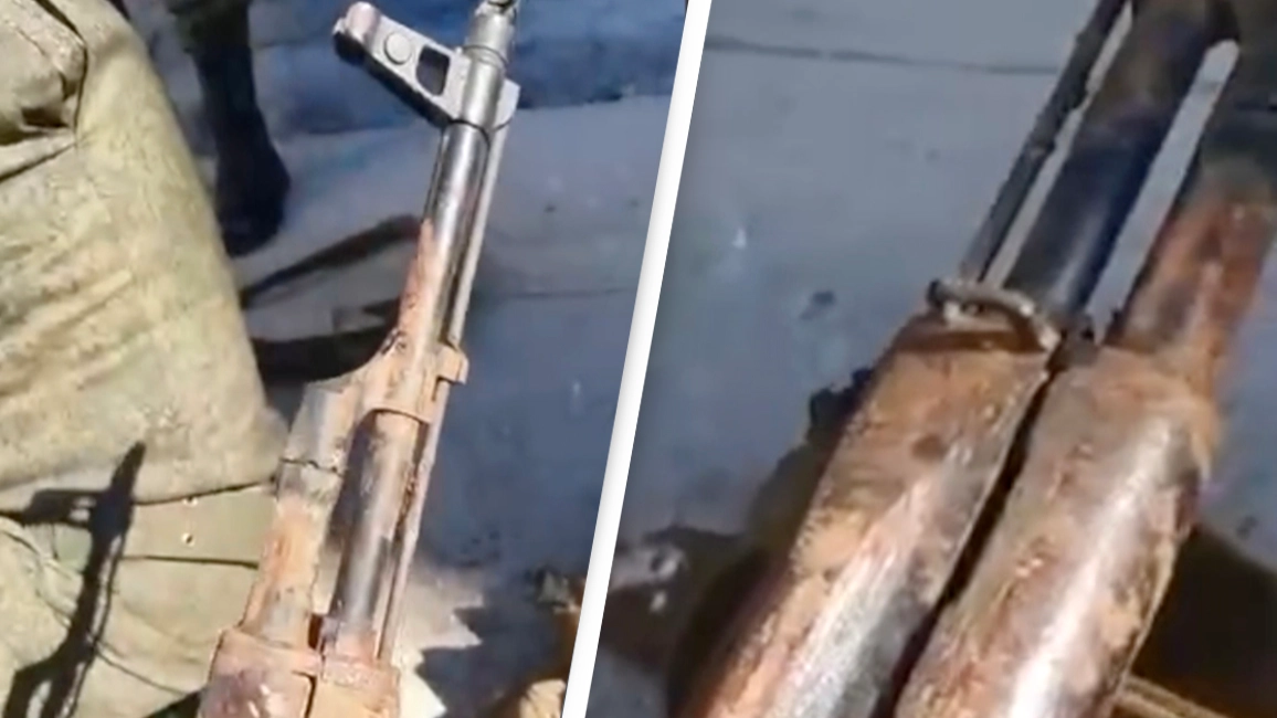 Russian civilians sent to fight in Ukraine complain of rusty weapons