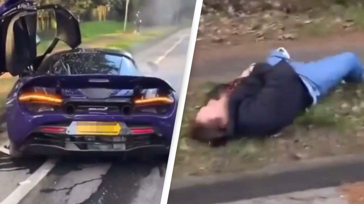 Twitch star responds after being accused of crashing his McLaren that costs over $300,000