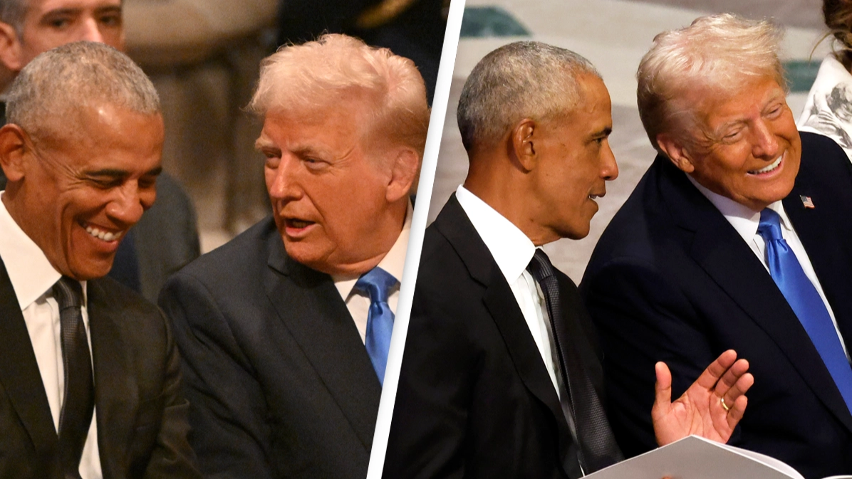Lip reader reveals what Trump really said to Obama at Jimmy Carter's funeral