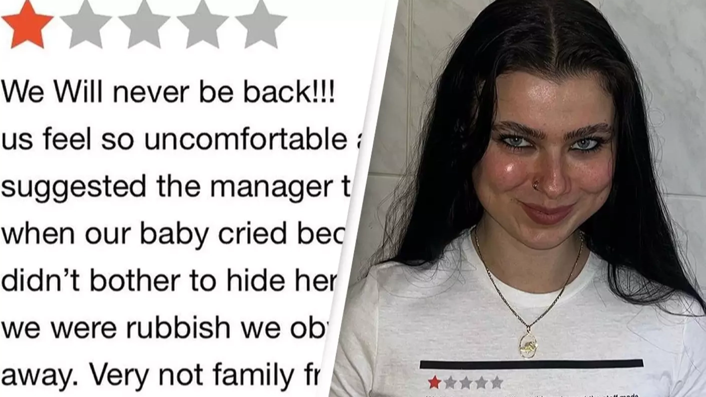 Waitress who was left a 1-star review by family with a 'screaming child' had the best response to the complaint