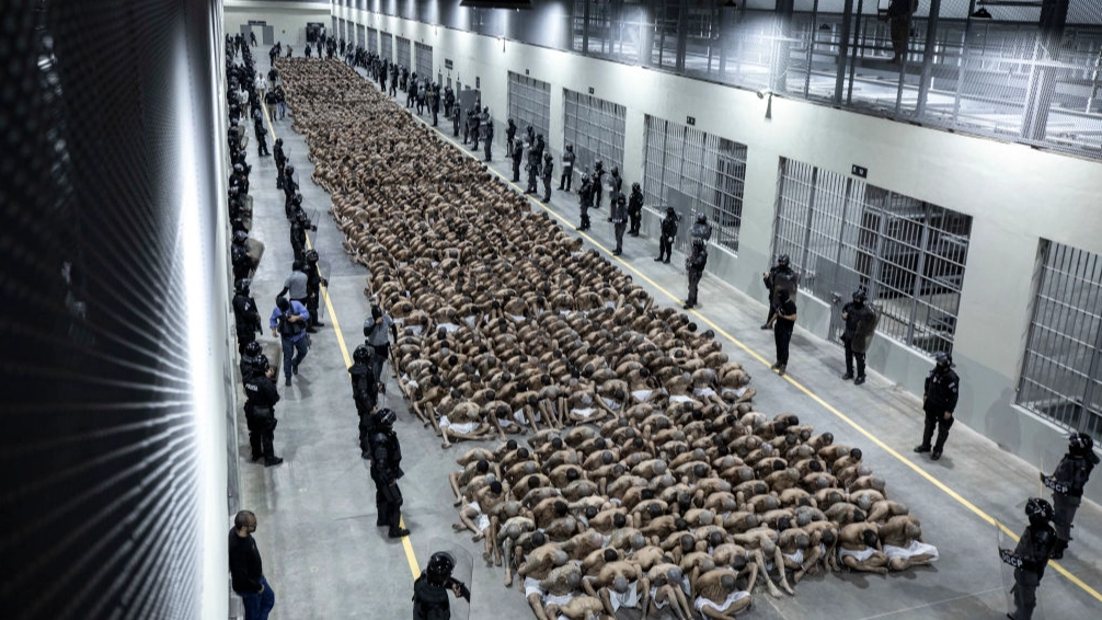 First immigrants deported from America arrive at 'world's worst prison' as Trump goes against judges orders