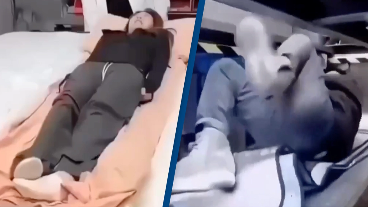Bed designed to protect you during an earthquake has people terrified