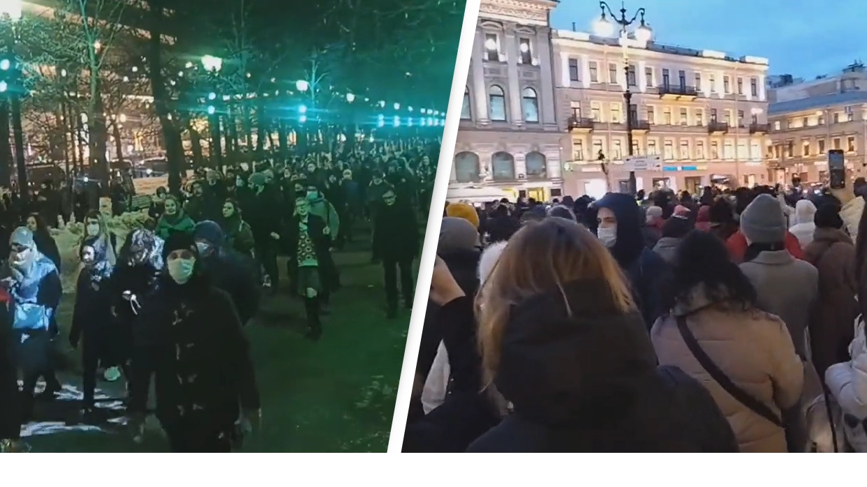 Ukraine: 'At Least 900 Arrests' As Russians Protest Putin's Invasion