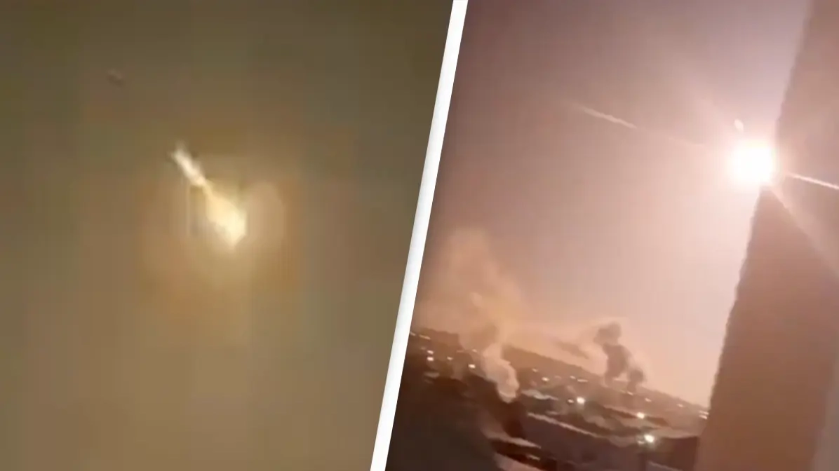 Footage captures incredible moment asteroid crashes into Earth's atmosphere after NASA warning