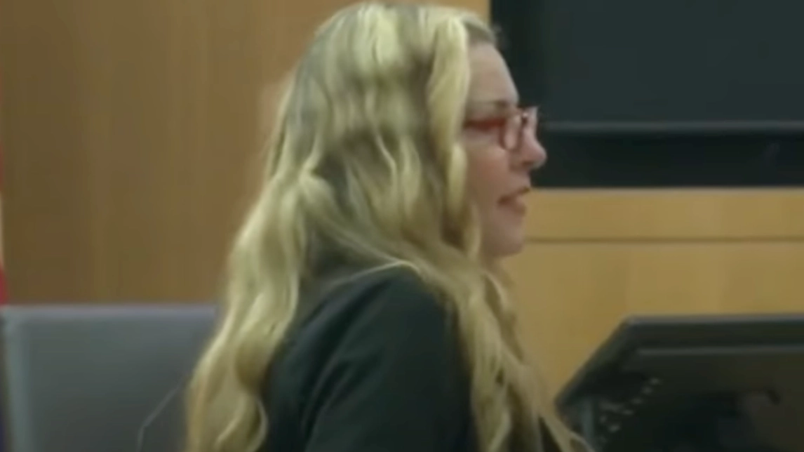 Woman who murdered her two children makes mistake minutes into trial for husband's death