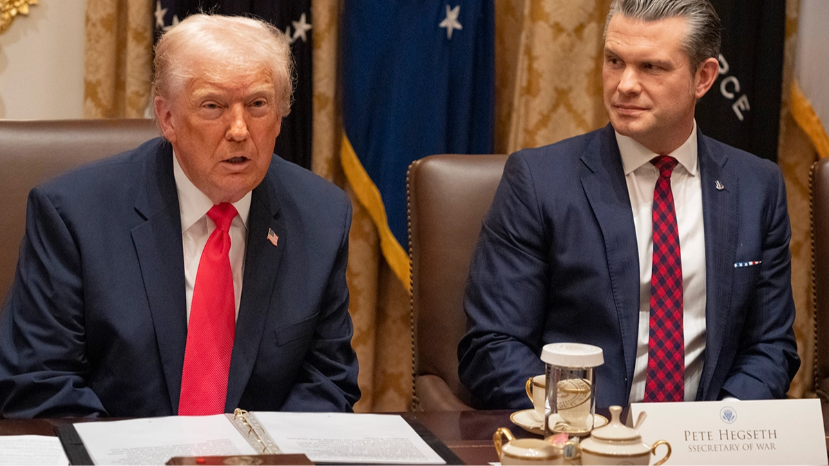 People spot ‘embarrassing’ detail during cabinet meeting but others believe it could have a sinister meaning