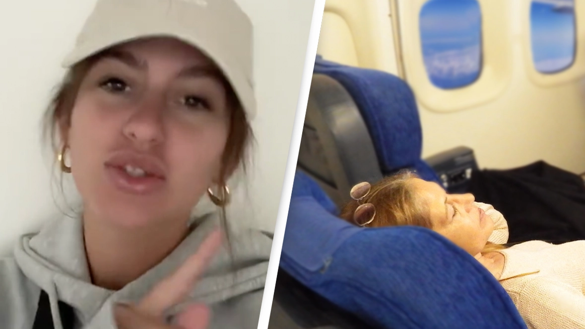 Woman is told by passenger behind her that she can't recline her seat on 10-hour flight and sparks debate