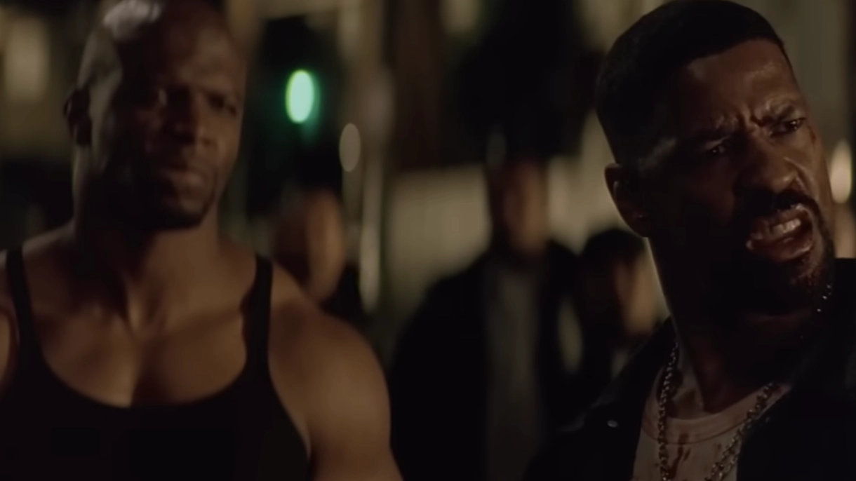 Terry Crews says chance encounter 'changed his life' and had him feature in Denzel Washington's most iconic film scene