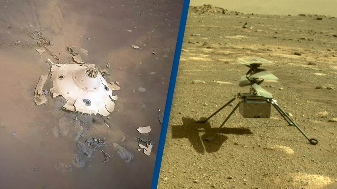 The real story behind the ‘otherworldly’ wreckage captured by NASA’s Mars helicopter on surface of the planet