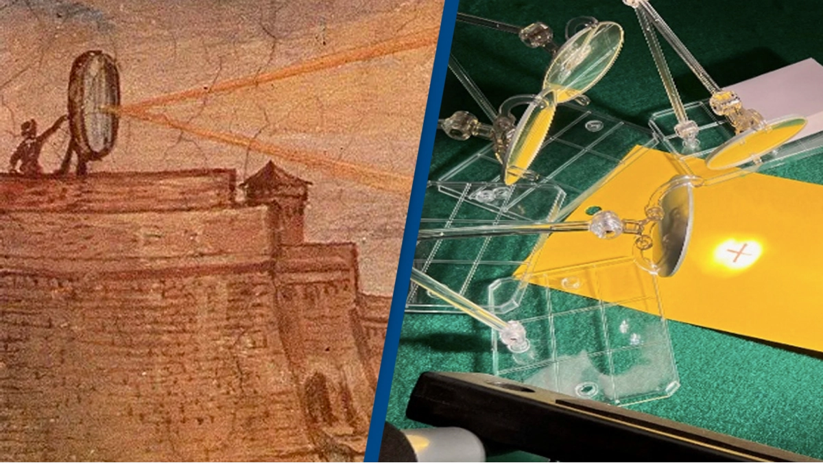12-year-old builds replica of Archimedes' ancient death ray and it ends up actually working