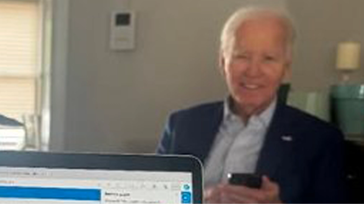 Everyone's saying the same thing after spotting 'freak a**' sticker of Jill Biden in new picture of husband