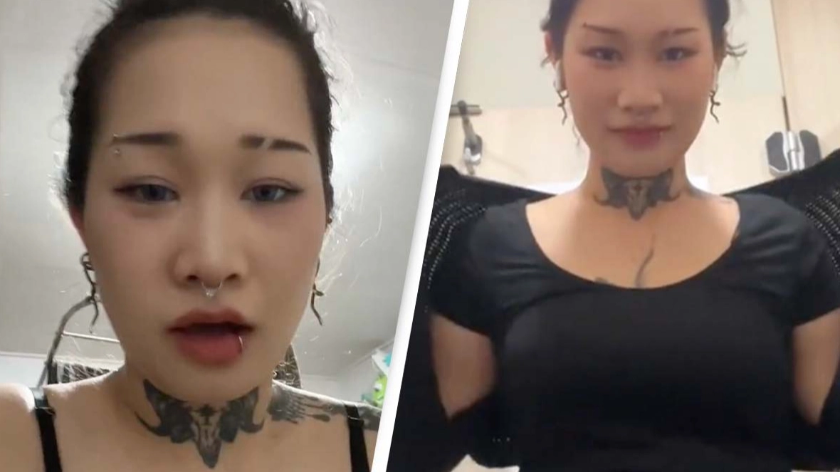 Woman shows off outfit her boss said 'reveals too much skin' leaving everyone confused